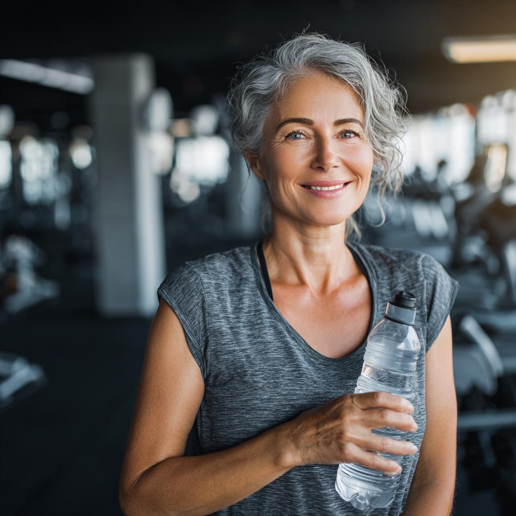 Middle-aged Ukrainian adults preparing healthy, balanced meals together in a modern kitchen